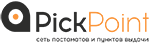 Доставка курьерской	компанией PickPoint