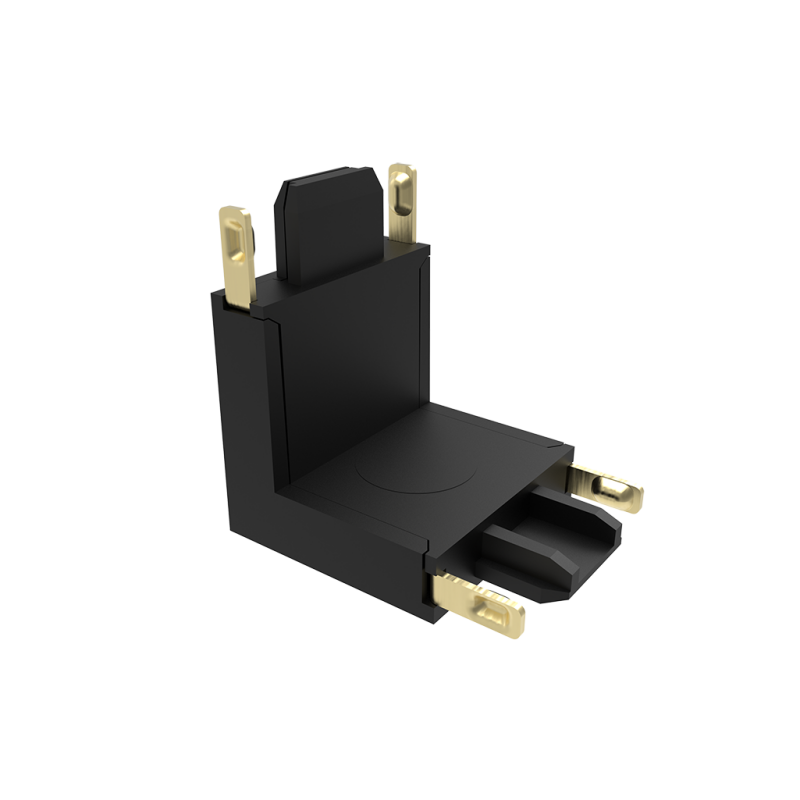 Коннектор MTR16 CV-BL черный V-обр. Jazzway
