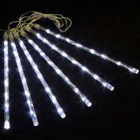 LDTWF48W-C-40 Гирлянда "Каскад" 6 Сосулек 40см бел. LED, 8 реж. миг., 2,5 м