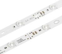 Светодиодная линейка фронтальная 12SMD2835, 12В, с линзами, 4000-4500K