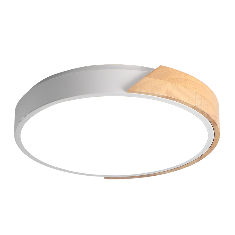 Светильник светодиодный потолочный PPB Scandic-R 72w 3000-6500K WH/W с деревянной планкой(белый) IP20