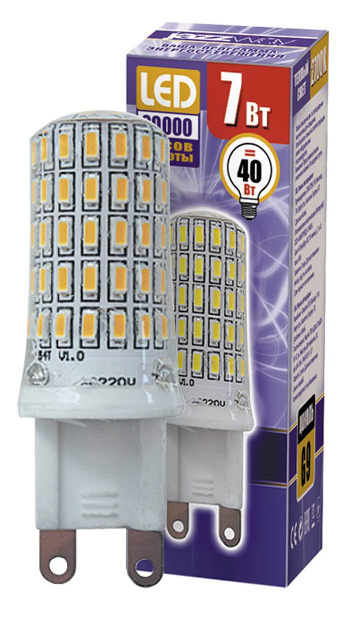 Светодиодная лампа PLED-G9 7w 2700K 400Lm