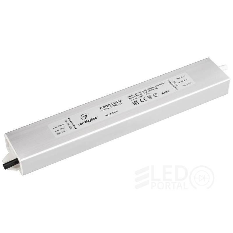 Блок питания ARPV-24080-D (24V, 3.3A, 80W)