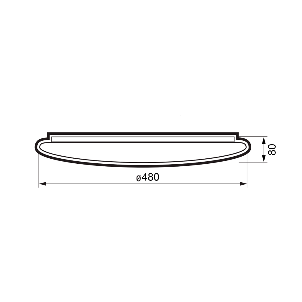 Светодиодный светильник PPB TUBES 60w 4000K IP20 D480*80 Jazzway