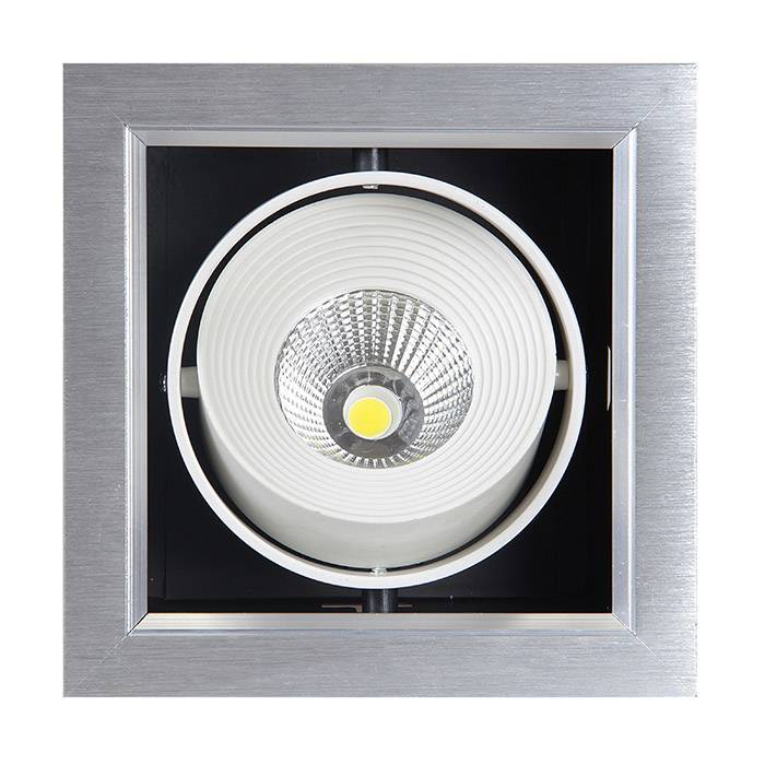 Светодиодный светильник PSP-S 111 1x9W 4000K 24° GREY Карданный IP40 Jazzway
