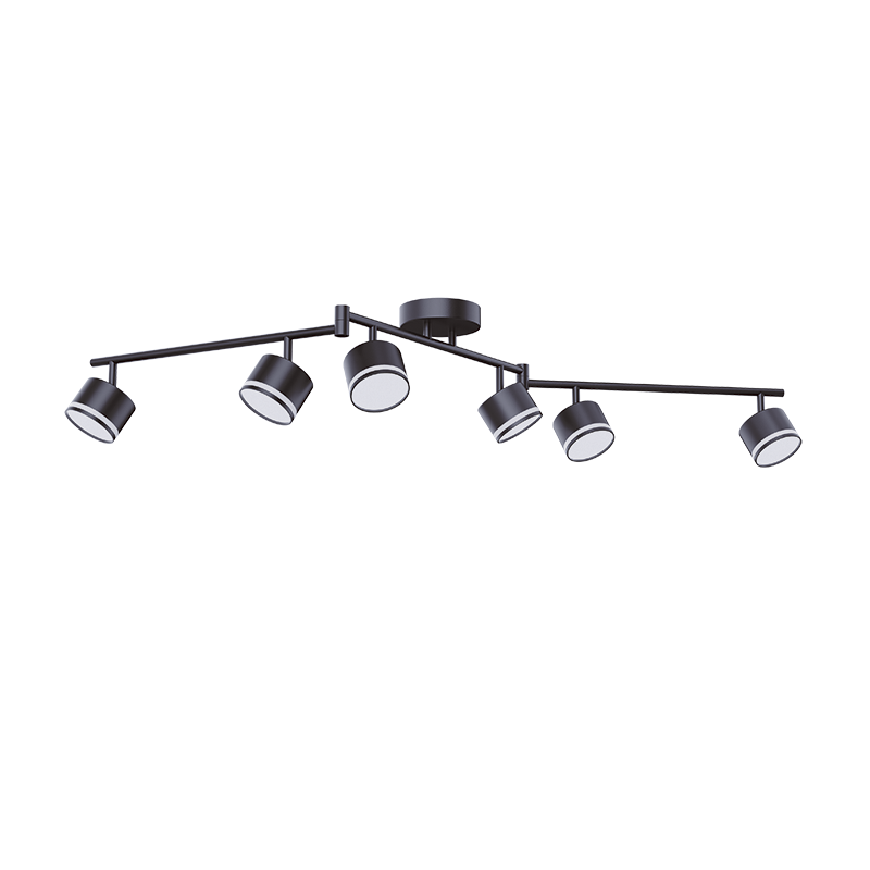 Светодиодный светильник под лампу PCL 0906 6xGX53 BL 230V IP20 Jazzway