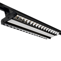 Трековый светильник светодиодный PTR 2296R 1F2S 96w 4000K 60°,120°,60° BL (черный) 540мм IP40 Jazzway