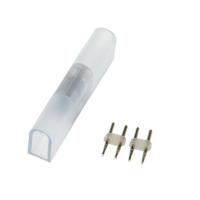 Коннектор для для гибкого неона прямой UTC-K-12/N21 CLEAR 010 POLYBAG