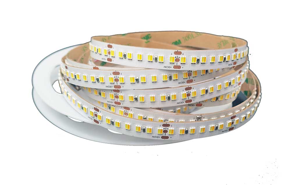 Светодиодная лента 5м, LP 2835/182 (364 chips) CCT IP20 24V 24 Вт/м