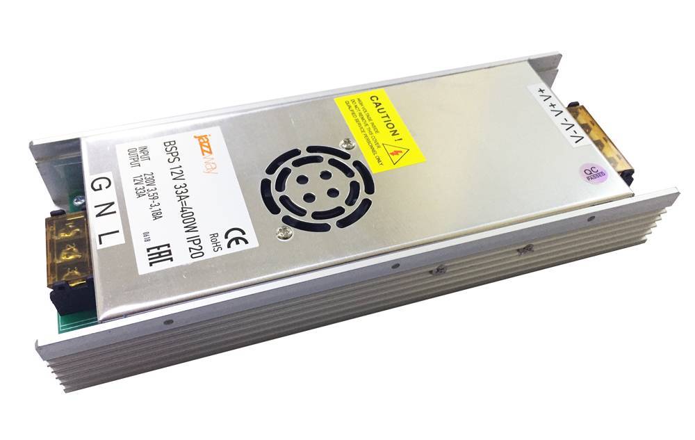 Блок питания BSPS 12V33A=400W IP20 Jazzway