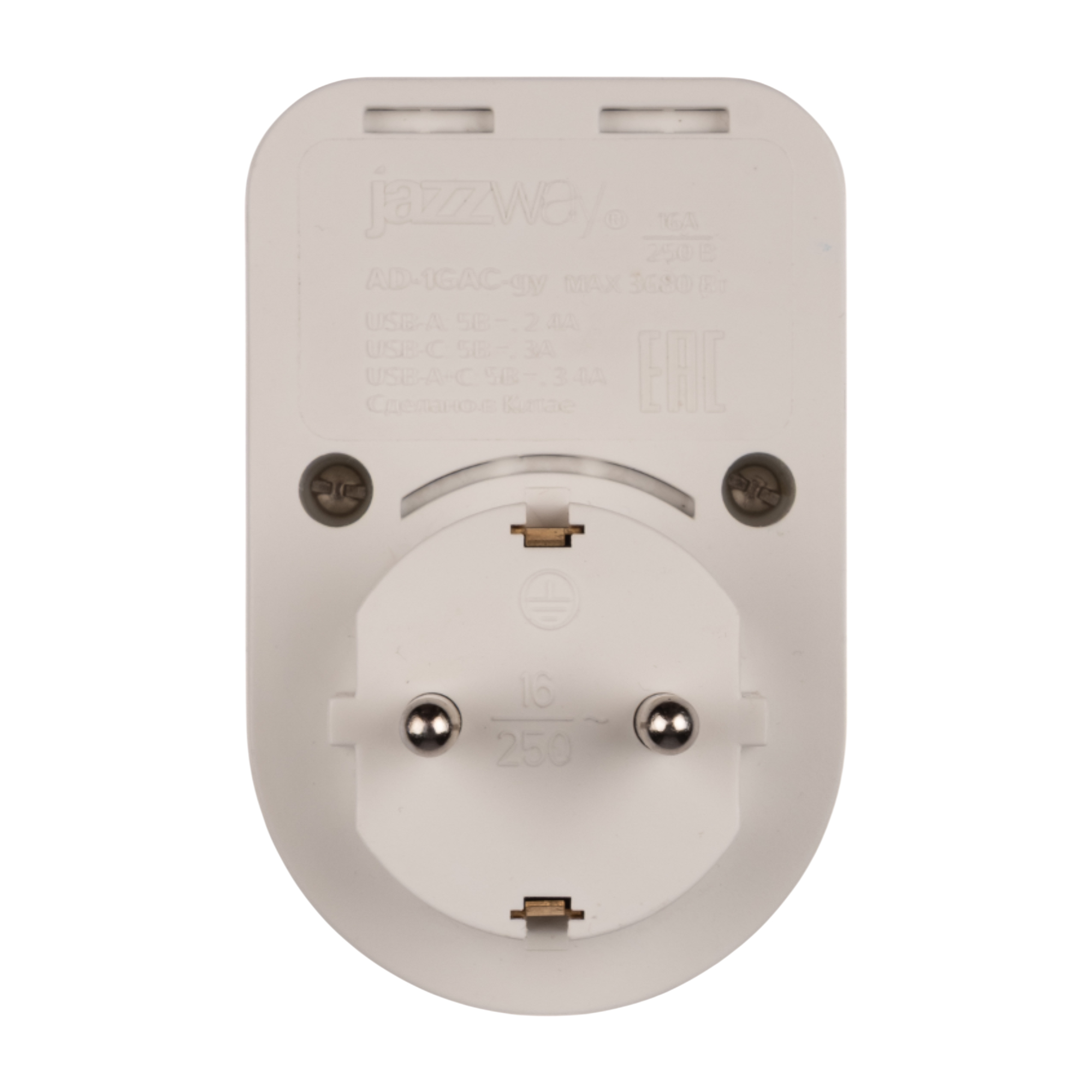Адаптер AD-1GAC-gy USB, заземл. JAZZway