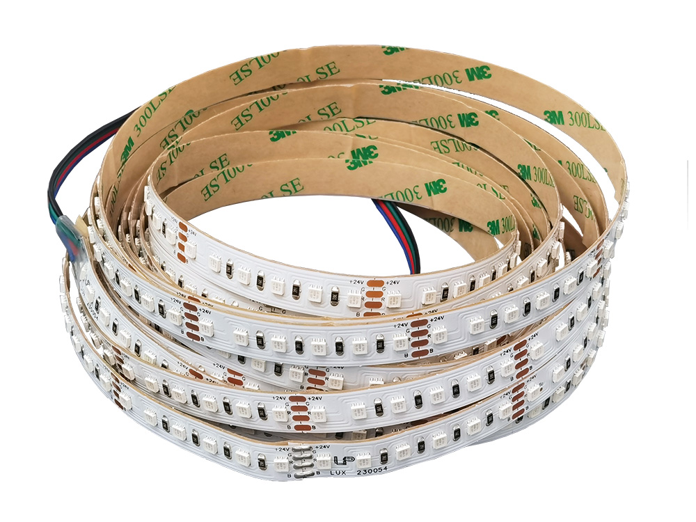 Светодиодная лента 5м, LP 2835/120 RGB IP20 24V LUX 21 Вт/м