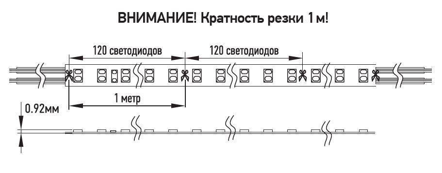 Неон PFN-01 2835/120 220V 6w/m 8*16mm Blue IP65