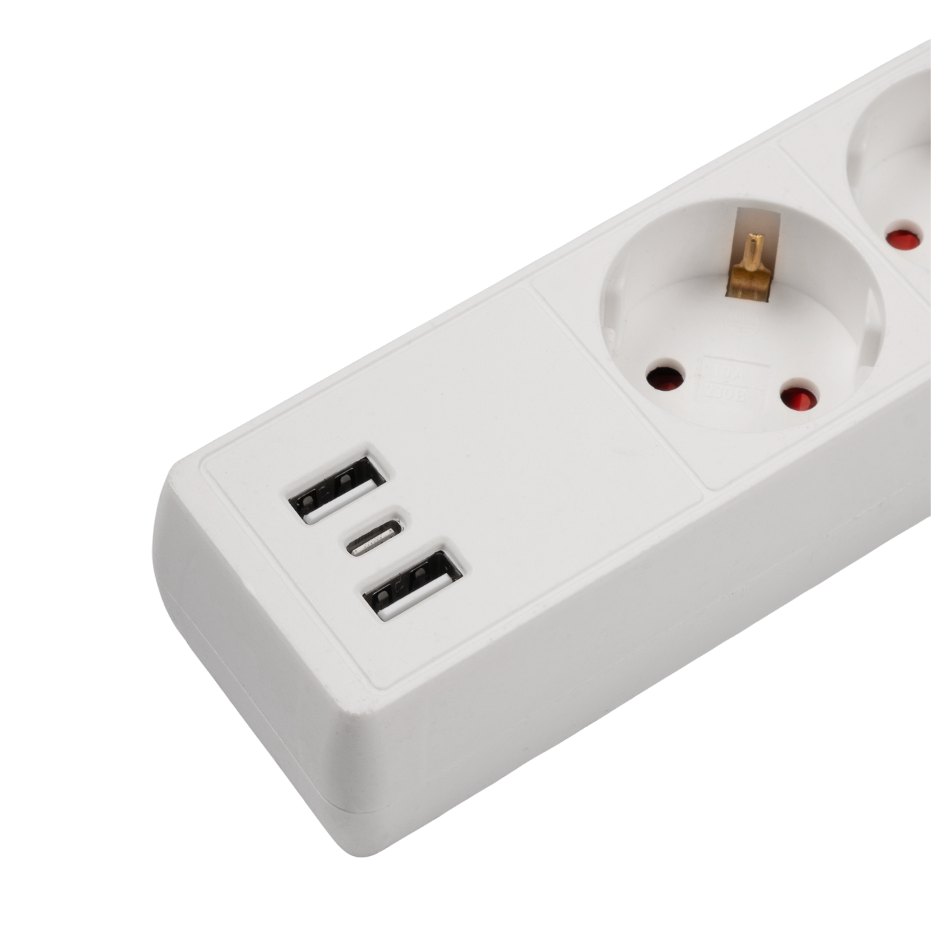 Удлинитель FES-03-500 USB (3 х 5) заземл., выкл. ФАZA