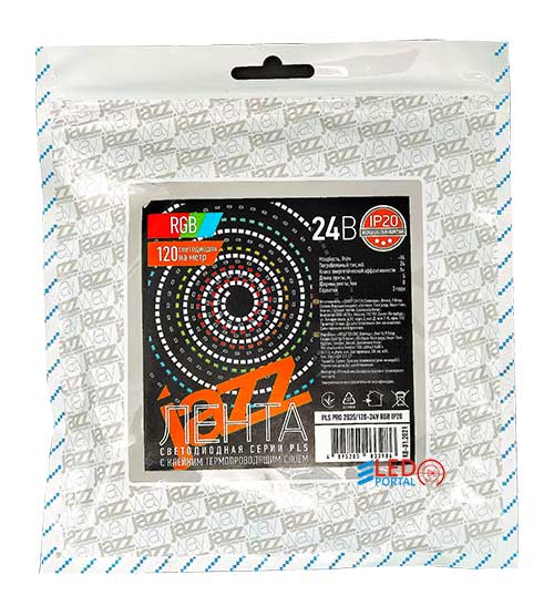 Светодиодная лента 5м, PLS PRO 2835/120-24V-RGB IP20