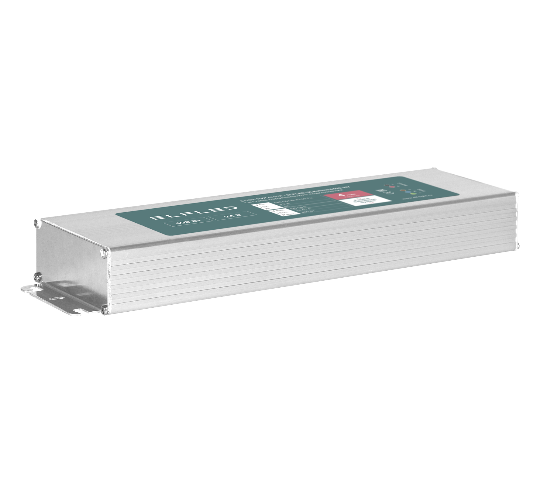 Блок питания ELF-SLKslim-24400-HY 24В, 440Вт, металл, SLIM IP68