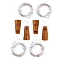 Комплект гирлянд DC-G04-20WS4, комплект 4 шт., Пробки, бел., 20 LED, 3xAG13
