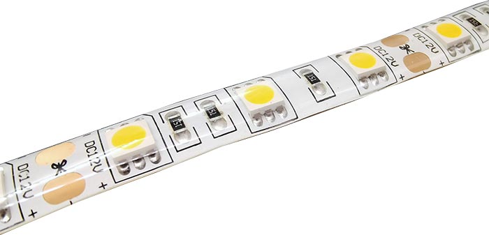 Светодиодная лента EL65 5050/60 WW (2800-3300К) 12V IP65 14,4Вт/м, 5м LUX
