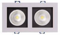 Светодиодный светильник PSP-S 212 2x8W 4000K 55° White IP40