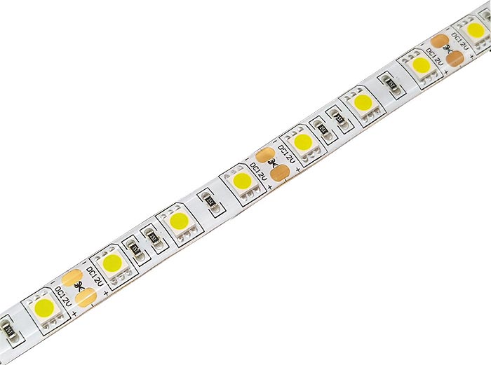 Светодиодная лента EL65 5050/60 WW (2800-3300К) 12V IP65 14,4Вт/м, 5м LUX