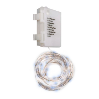Гирлянда DC-G03-120W, 120 бел. microLED, 12.1 м., 8 реж., 3xAA