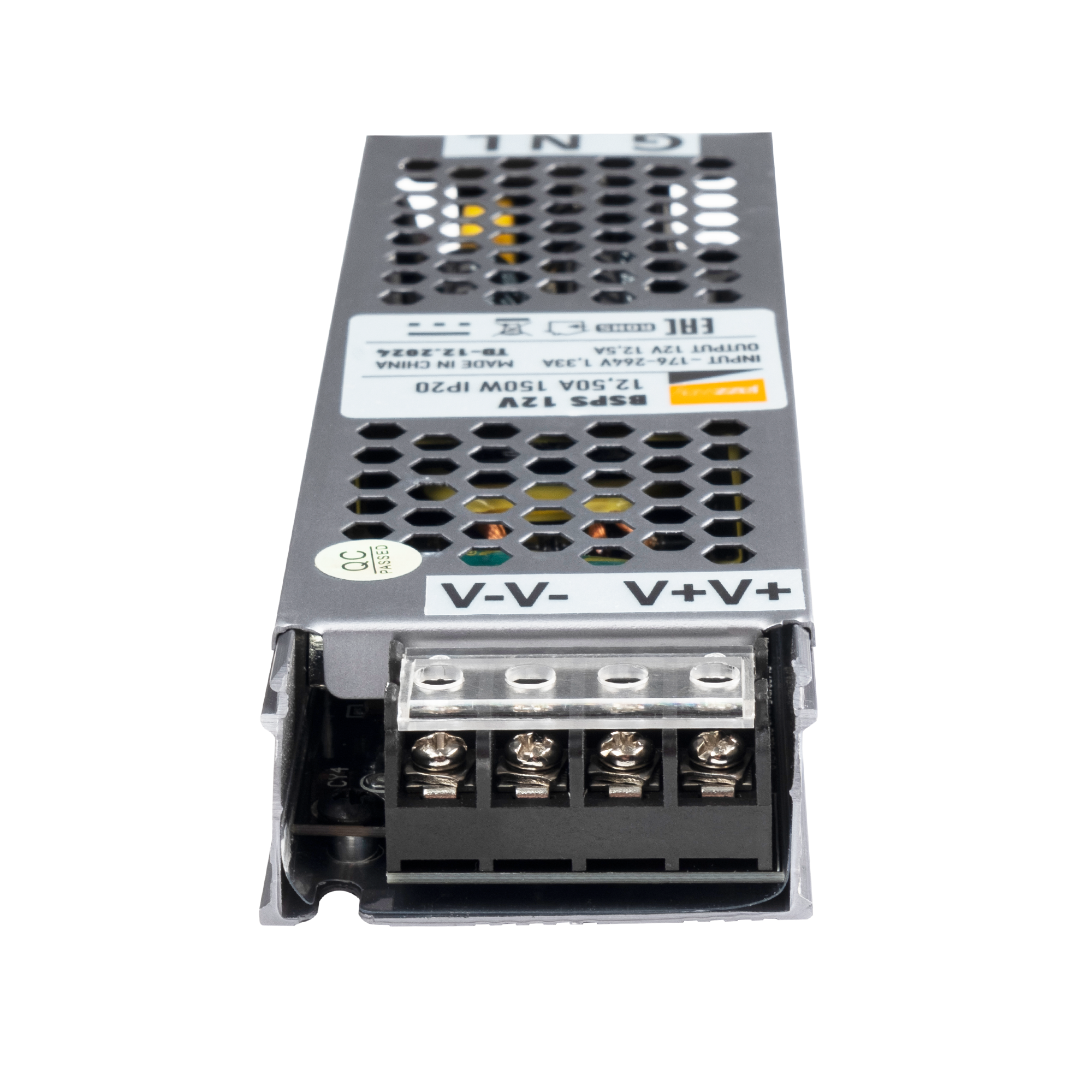Блок питания BSPS-2 150W-12V IP20 2г.гарант. 180-50-23мм 12,5A JazzWay
