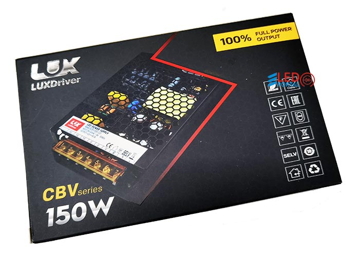 Блок питания CBV 150Вт 12V 12,5А LUXDriver