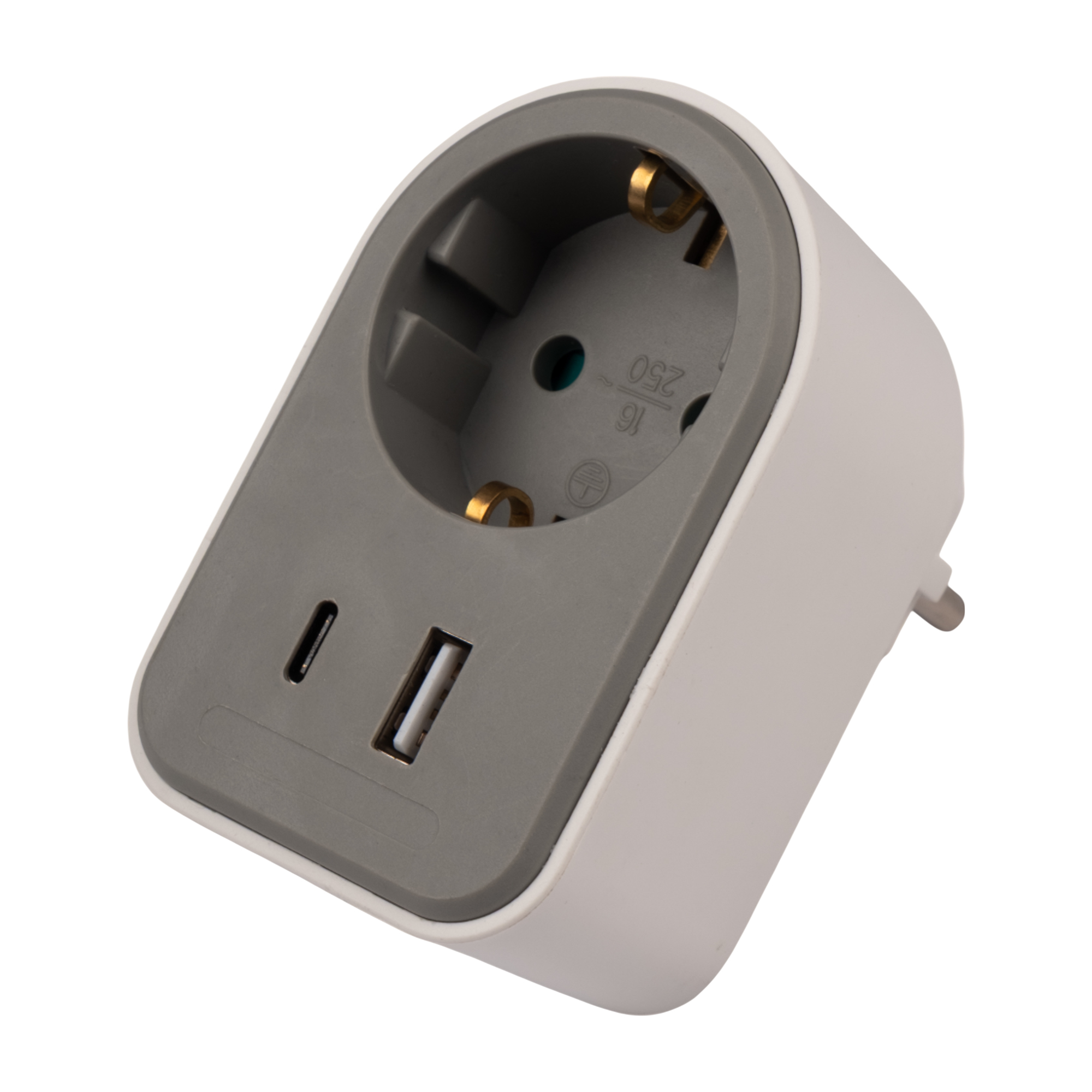 Адаптер AD-1GAC-gy USB, заземл. JAZZway