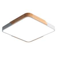 Светильник светодиодный потолочный PPB PPB Scandic-S 36w 4000K WH/W с деревянной планкой(белый) IP20