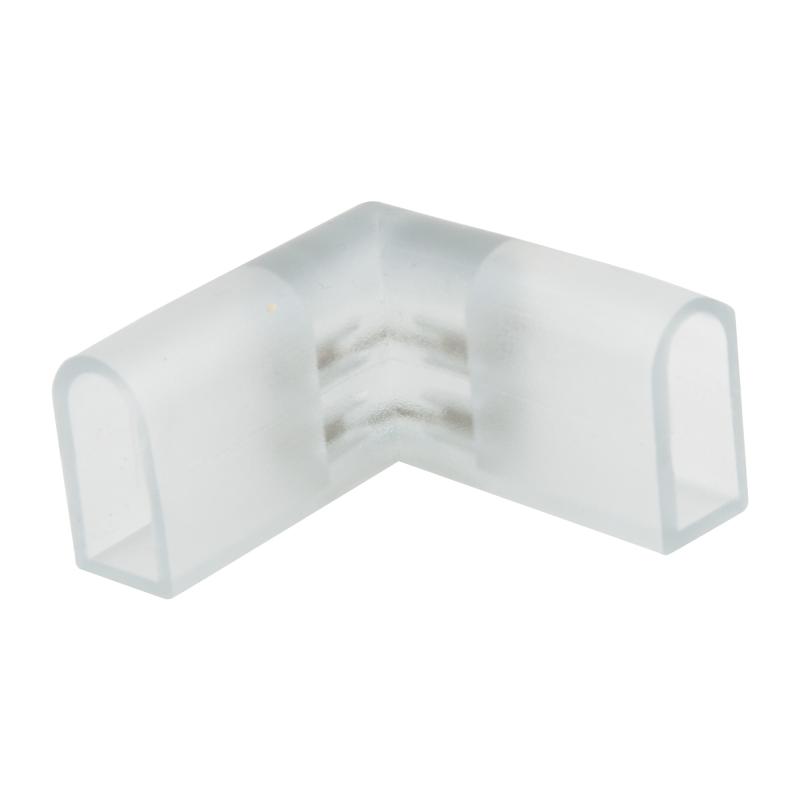 Коннектор для для гибкого неона угловой UTC-K-22/N21 CLEAR 010 POLYBAG