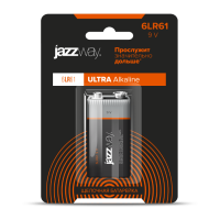 6LR6I 9V (алкалин. эл. питания) JazzWay Ultra Alkaline (типа Крона)