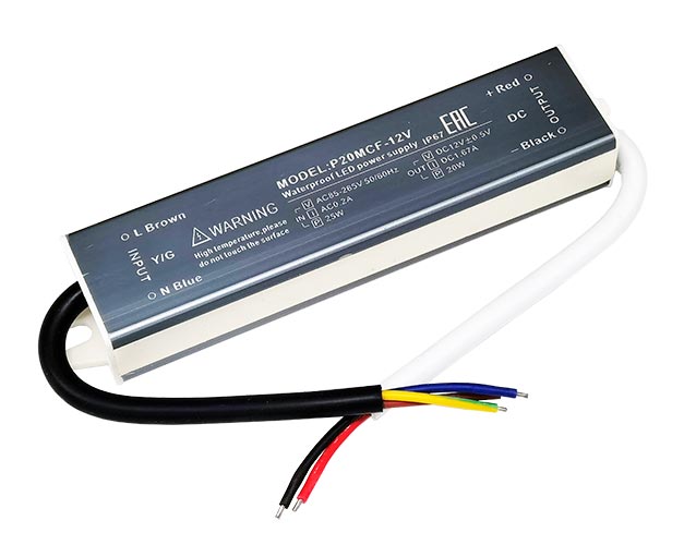 Блок питания P20MCF-12V 20W 12V IP67 влагозащищенный Piton