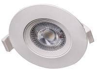 Светодиодный светильник PSP-RF 9039 7W 4000K 38° круг/неповор. White IP40 Jazzway