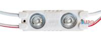 Светодиодный модуль СИНИЙ SMD2835/2LED IP65 линза 80Lm/led, 0.85Вт 12В 170-175градус., 20шт.