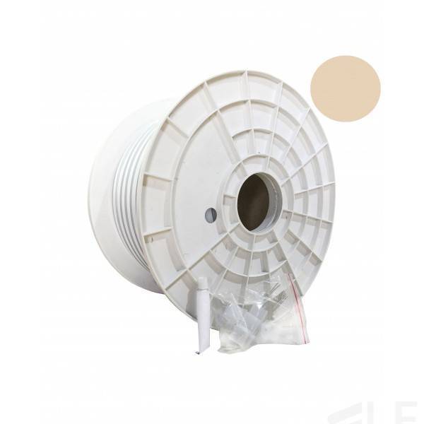Неон ПВХ СТАНДАРТ 8*16 9Вт/м 12В (50м) теплый белый LedsPower