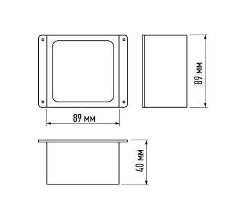 Светодиодный светильник PPL 089/G OPAL 9W 6500K GREY IP40 Jazzway