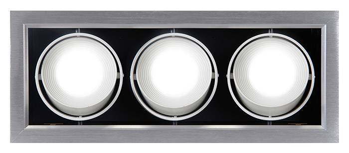 Светодиодный светильник PSP-S 113 3x9W 4000K 24° GREY Карданный IP40 Jazzway