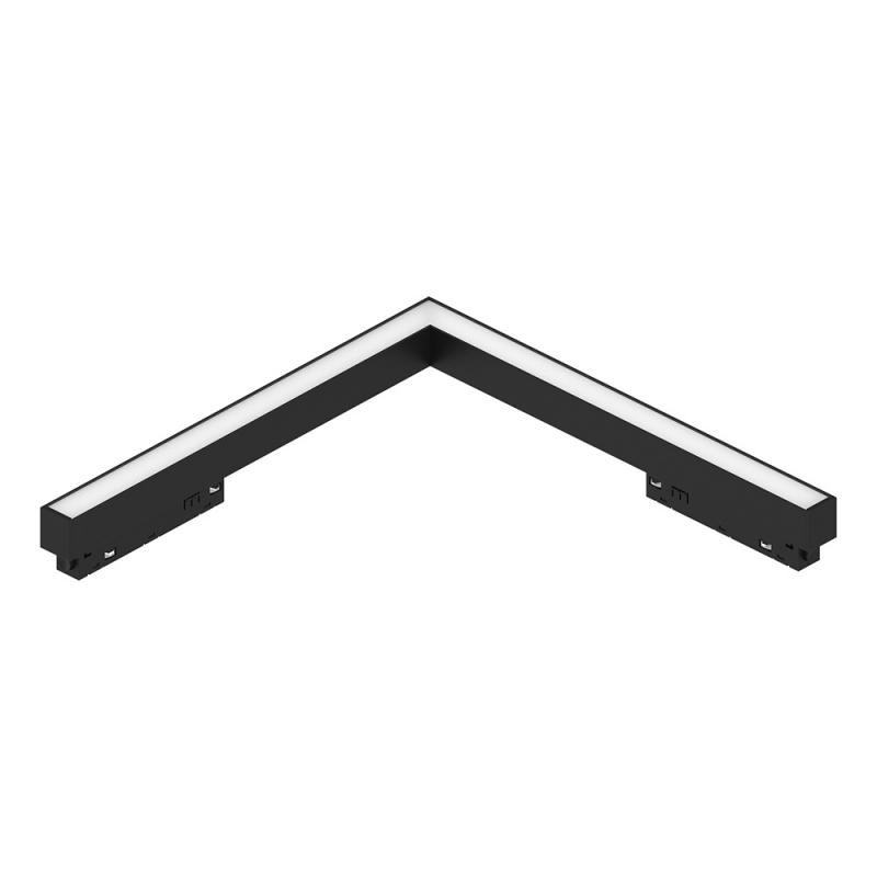 Трековый светодиодный светильник Feron MGN307 24W, 4000К, 110 градусов, черный серия MattLine