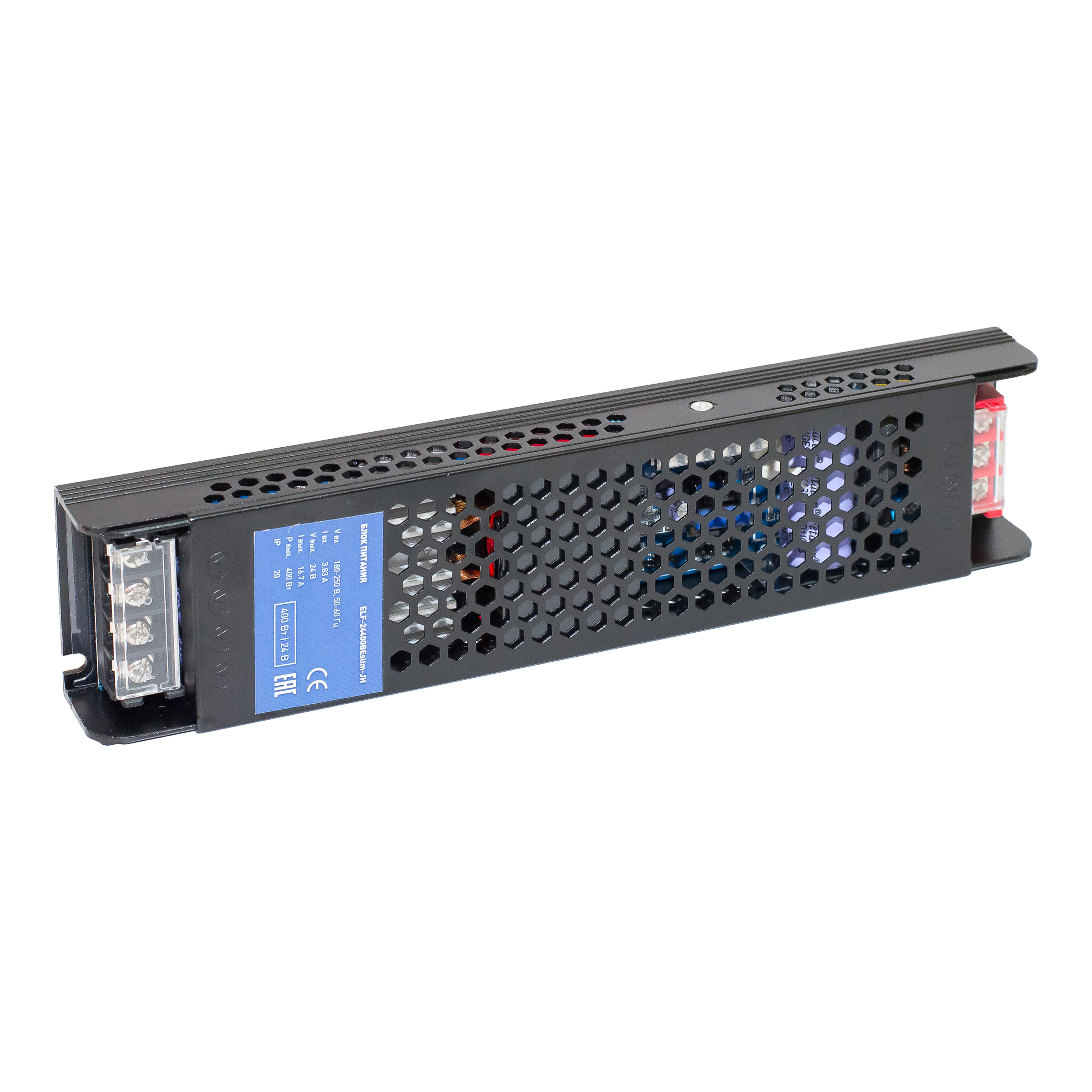 Блок питания ELF-24400BEslim-JH 400W 24V IP20 16.7A