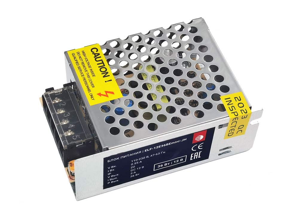 Блок питания ELF-12E36BEmini-JH 36W 12V 3A