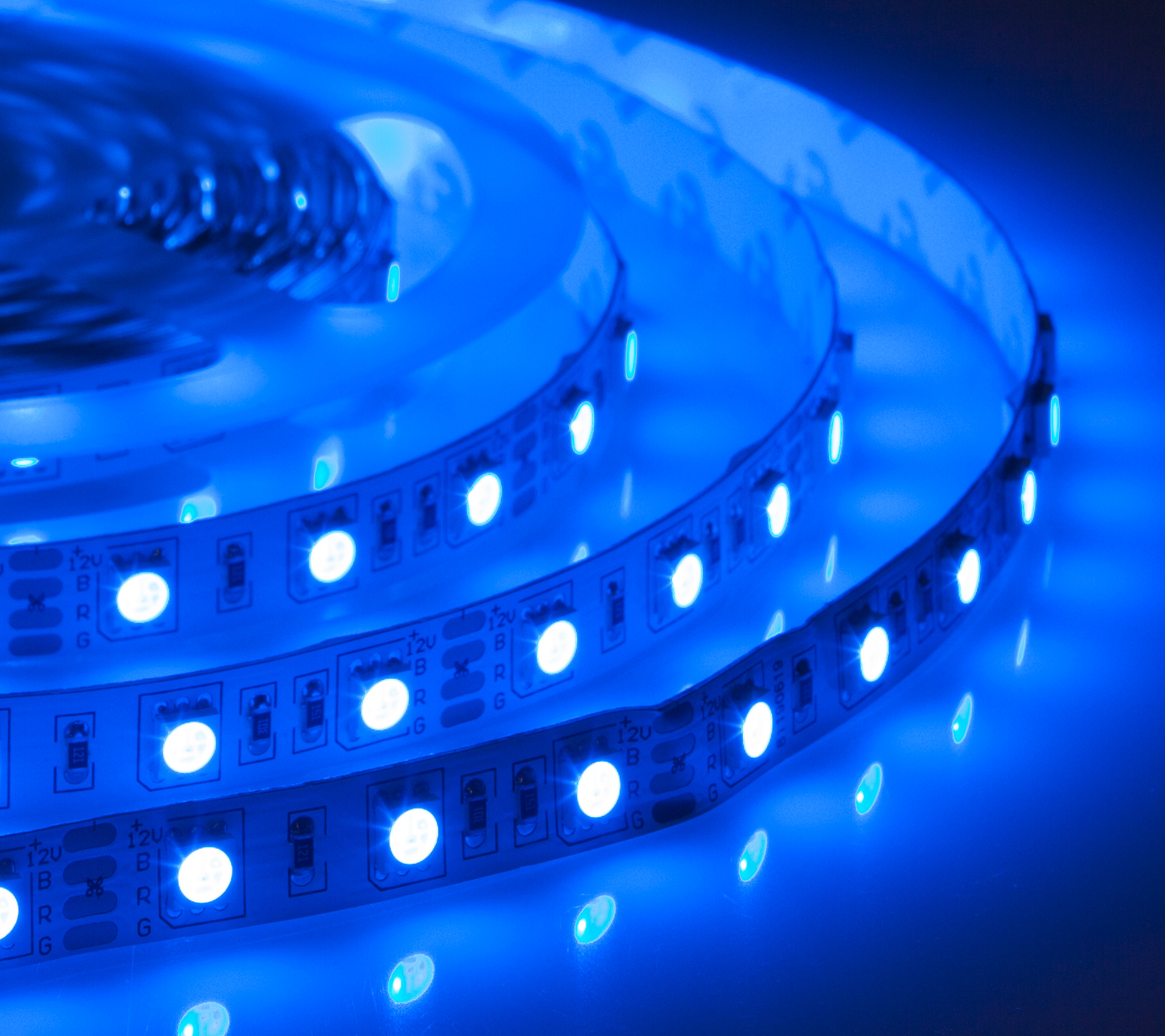 Светодиодная лента 5м, ELFLED 5050/60 RGB 24V 13 Вт/м