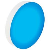 Светодиодная лампа GX53 LED color Premium 12W Tablet Blue Синий матовая Ecola 