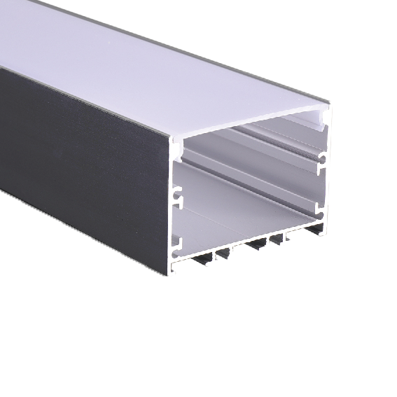 Профиль PAL 5035-BLACK (комплект) накладной 2м анод. Jazzway