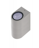 Светильник фасадный PDL-R 72150 GU10-2 GR 230V IP65 двухсторонний