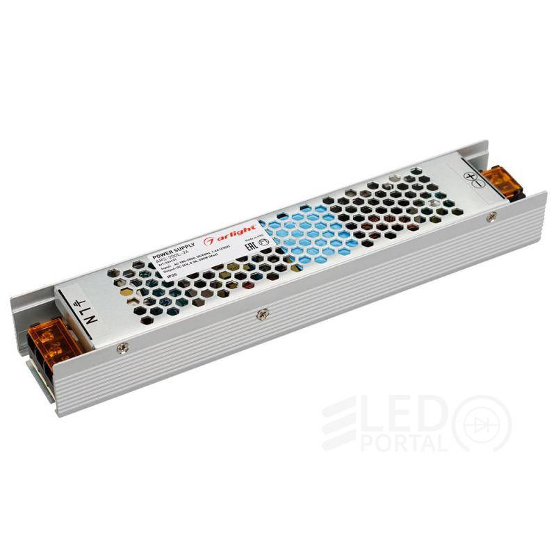 Блок питания ARS-200L-24 (24V, 8.3A, 200W)