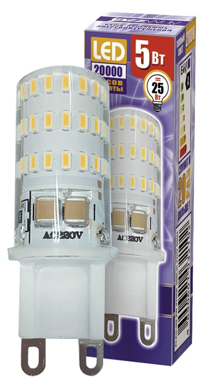Светодиодная лампа PLED-G9 5w 2700K 300Lm