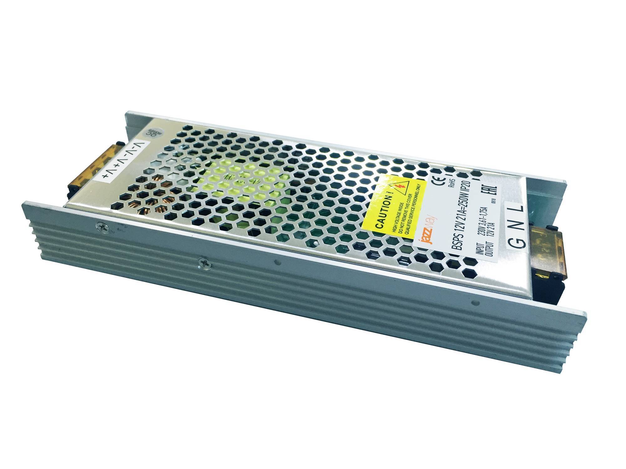 Блок питания BSPS 12V21A=250W IP20 Jazzway