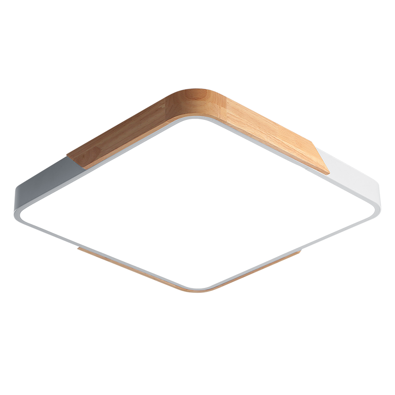 Светильник светодиодный потолочный PPB Scandic-S 24w 4000K WH/W с деревянной планкой(белый) IP20