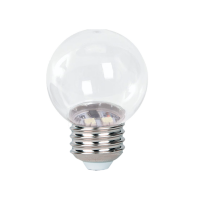 Светодиодная лампа PLED- ECO- G45 3w E27 2700K CLEAR Jazzway