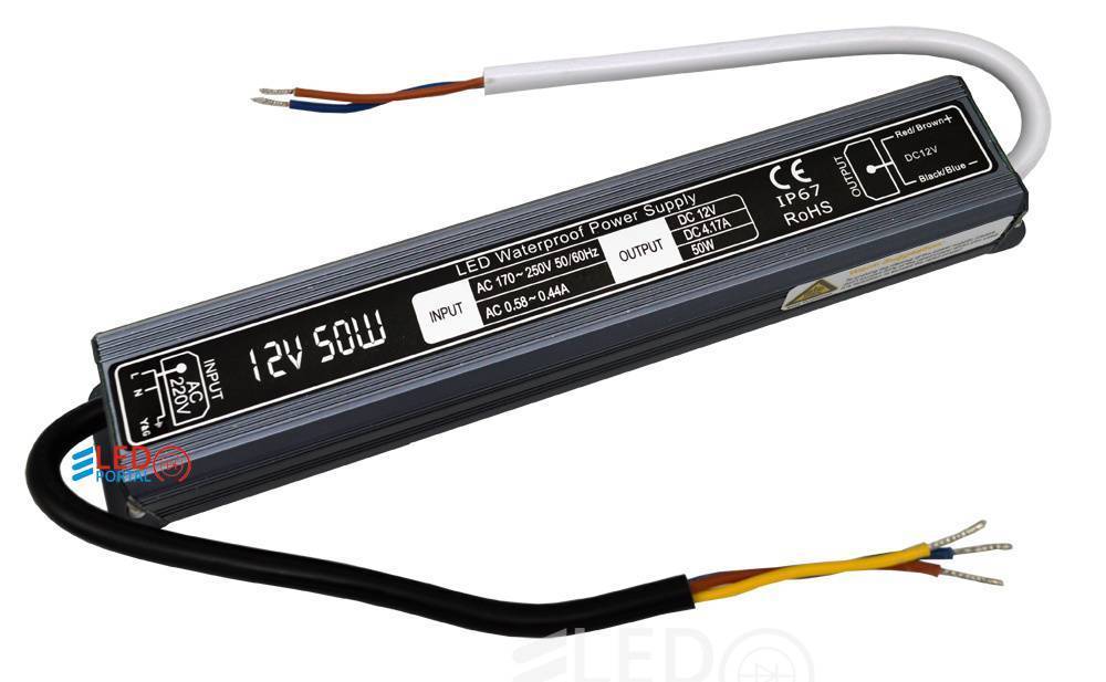 Блок питания YMTP-12050A67-CV3 50W блок питания 12V 4.16A влагозащищенный IP67